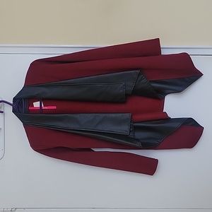 BNWT Burgundy Fall Coat